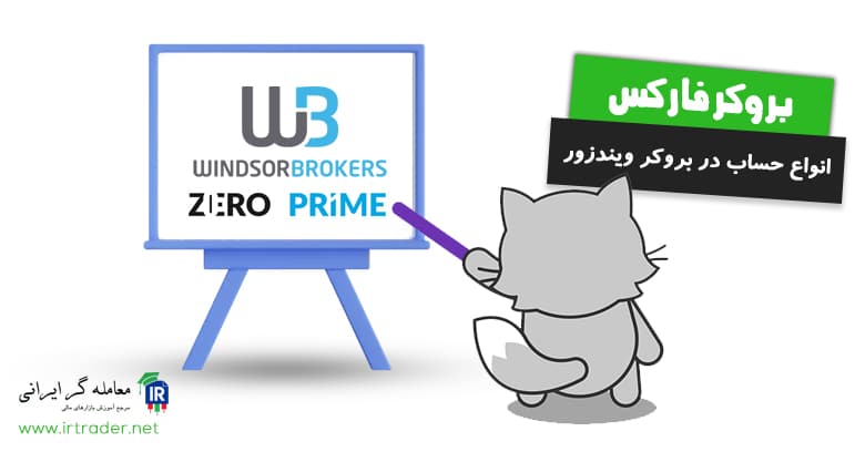 انواع حساب در بروکر ویندزور
